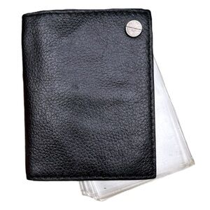 Wilsons Leather Black Bifold Credit Card Holder | 10 Card Slots